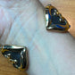 Carolyn Pollack Sterling Silver , Brass, Leather Band 1 Turquoise Bracelet For Women