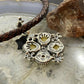 Carolyn Pollack Southwestern Style Sterling Silver 4 Yellow Jasper Petroglyph Pendant For Women