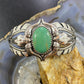 Carolyn Pollack Vintage Southwestern Style Sterling Silver Oval Green Turquoise Bracelet For Women