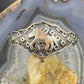 Jody Naranjo Sterling Silver Textured Background Horse Cuff Bracelet For Women