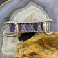 Carolyn Pollack Vintage Southwestern Style Sterling Silver Charoite Row Bracelet For Women