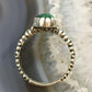 Carolyn Pollack Sterling Silver Elongated Oval Malachite Decorated Ring Size  8 For Women