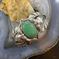 Carolyn Pollack Vintage Southwestern Style Sterling Silver Oval Green Turquoise Bracelet For Women