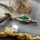 Carolyn Pollack Sterling Silver Oval Green Chalcedony Enhancer Pendant For Women