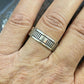 Native American Sterling Silver Vertical Engraved SW Motif Ring Size 12.5 For Men