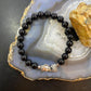 Carolyn Pollack Sterling Silver Onyx Bead Spirit Animal Foldover Clasp Bracelet For Women
