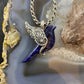 Carolyn Pollack Southwestern Style Sterling Silver Blue Sodalite Spirit Bird Pendant For Women