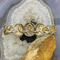 Carolyn Pollack Sterling Silver & Brass 3 Carnelian Doublet Bracelet For Women