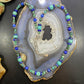 Carolyn Pollack Southwestern Style Sterling Silver Ocean Shades Multi Gemstone Necklace 18" - 21"