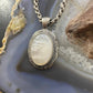 Carolyn Pollack Southwestern Style Sterling Silver Oval Mother of Pearl Decorated Pendant For Women