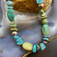 Carolyn Pollack Southwestern Style Sterling Silver Chunky Turquoise Necklace For Women
