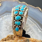 Anita Whitegoat Navajo Native American Sterling Turquoise Bracelet For Women - Mountain of Jewels