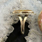 Anthony Kee Native American Sterling Silver Oval Turquoise Ring Sz 10 For Women - Mountain Of Jewels
