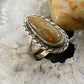 Anthony Kee Native American Sterling Silver Oval Turquoise Ring Sz 10 For Women - Mountain Of Jewels