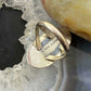 Anthony Kee Native American Sterling Silver Oval Turquoise Ring Sz 10 For Women - Mountain Of Jewels