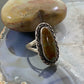 Anthony Kee Native American Sterling Silver Oval Turquoise Ring Sz 10 For Women - Mountain Of Jewels
