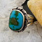 Native American Sterling Silver Turquoise Ring Size 7 For Women - Mountain Of Jewels