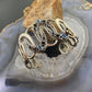 Silver Decorated Gemstone Fashion Cuff Bracelet For Women - Mountain Of Jewels