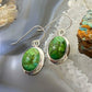 Silver Oval Sonora Gold Turquoise Tiny Dangle Earrings For Women - Mountain Of Jewels