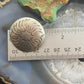 Vintage Signed Native American Silver Stamped Hollow Round Stud Earrings - Mountain of Jewels
